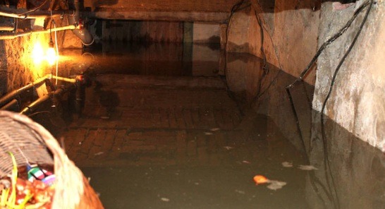 Vízbetörés és beázás a pincében