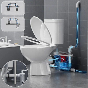 Darálsós WC rendszer szerelése